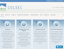 Tablet Screenshot of colsec.co.uk